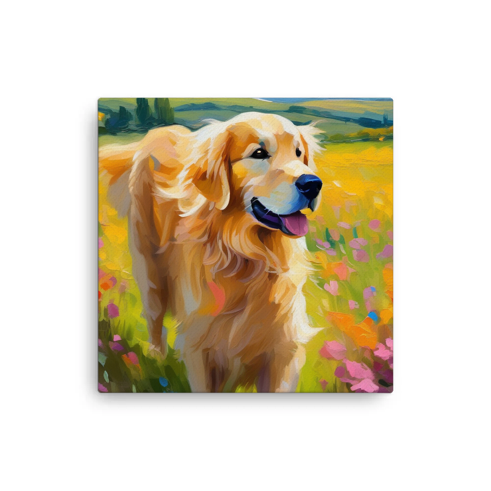 PugMug Custom Golden Retriever Canvas
