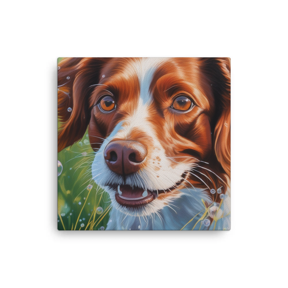 PugMug Custom Brittany Dog Canvas