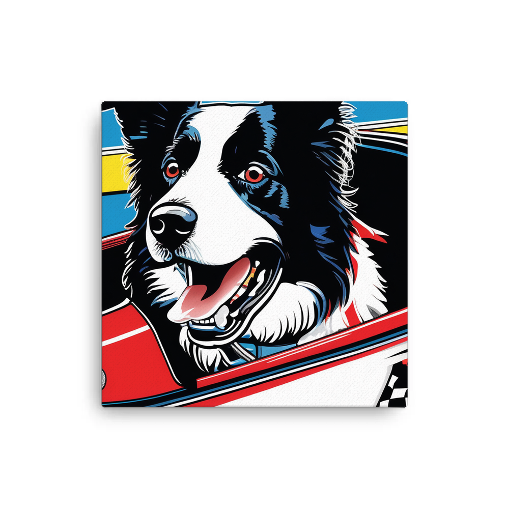 PugMug Custom Border Collie Canvas