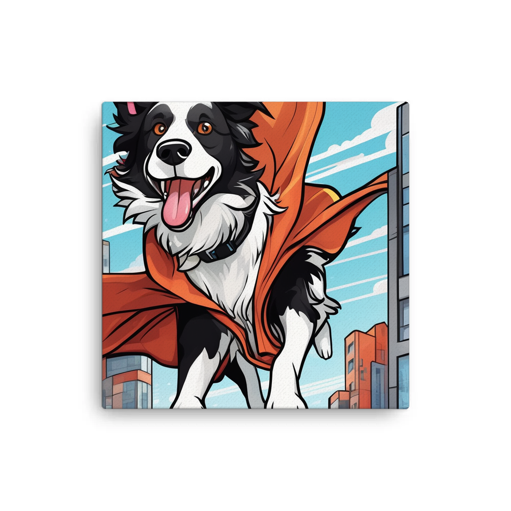PugMug Custom Border Collie Canvas