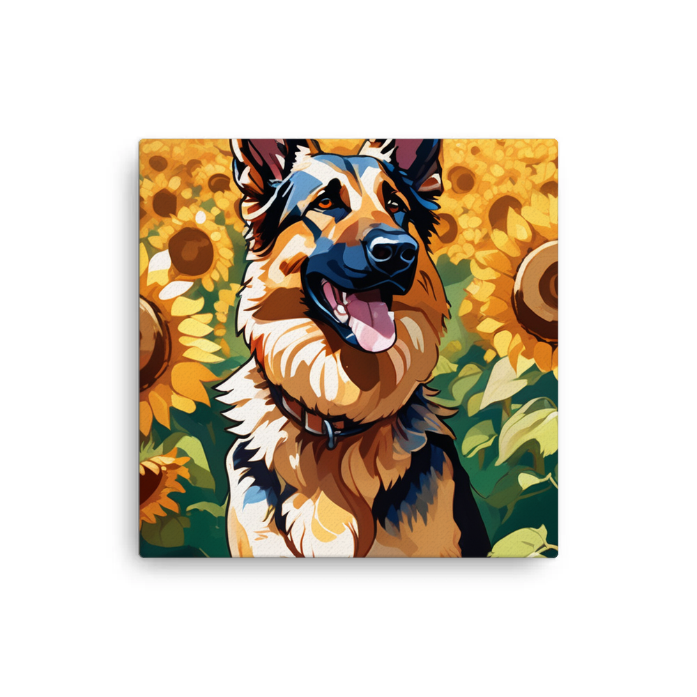 PugMug Custom German Shepherd Dog Canvas