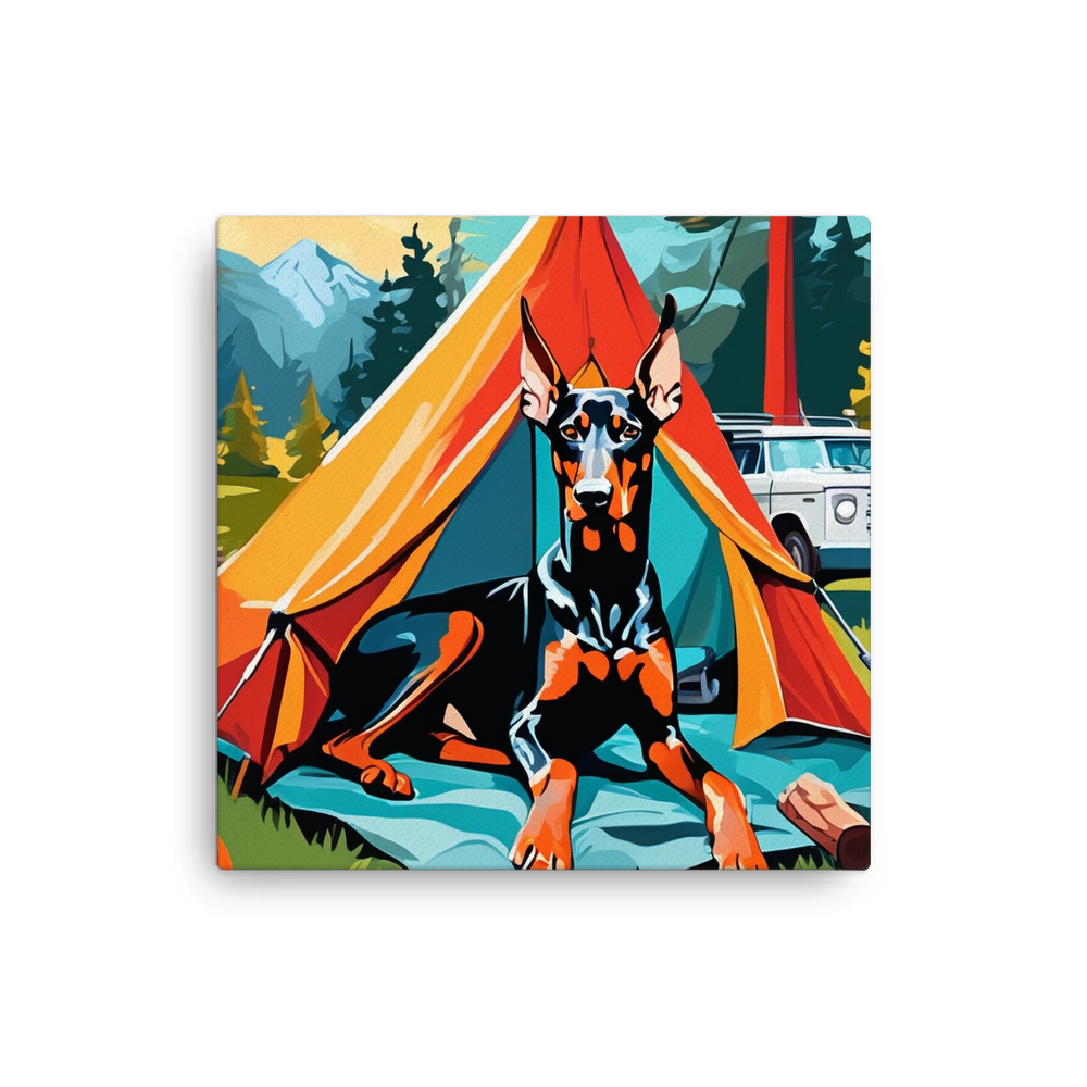 PugMug Custom Doberman Pinscher Canvas