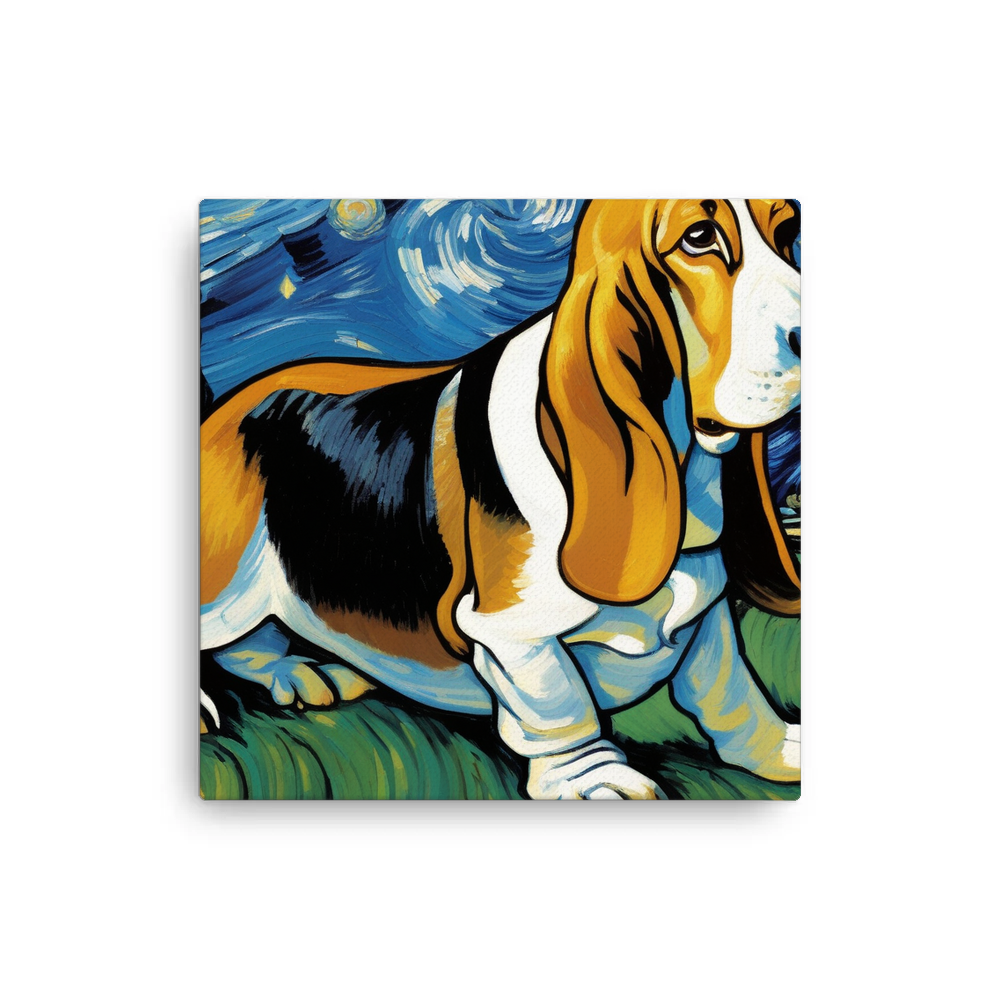 PugMug Custom Basset Hound Canvas