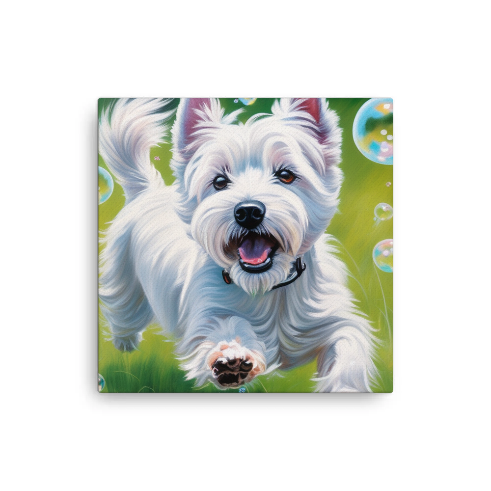 PugMug Custom West Highland White Terrier Canvas
