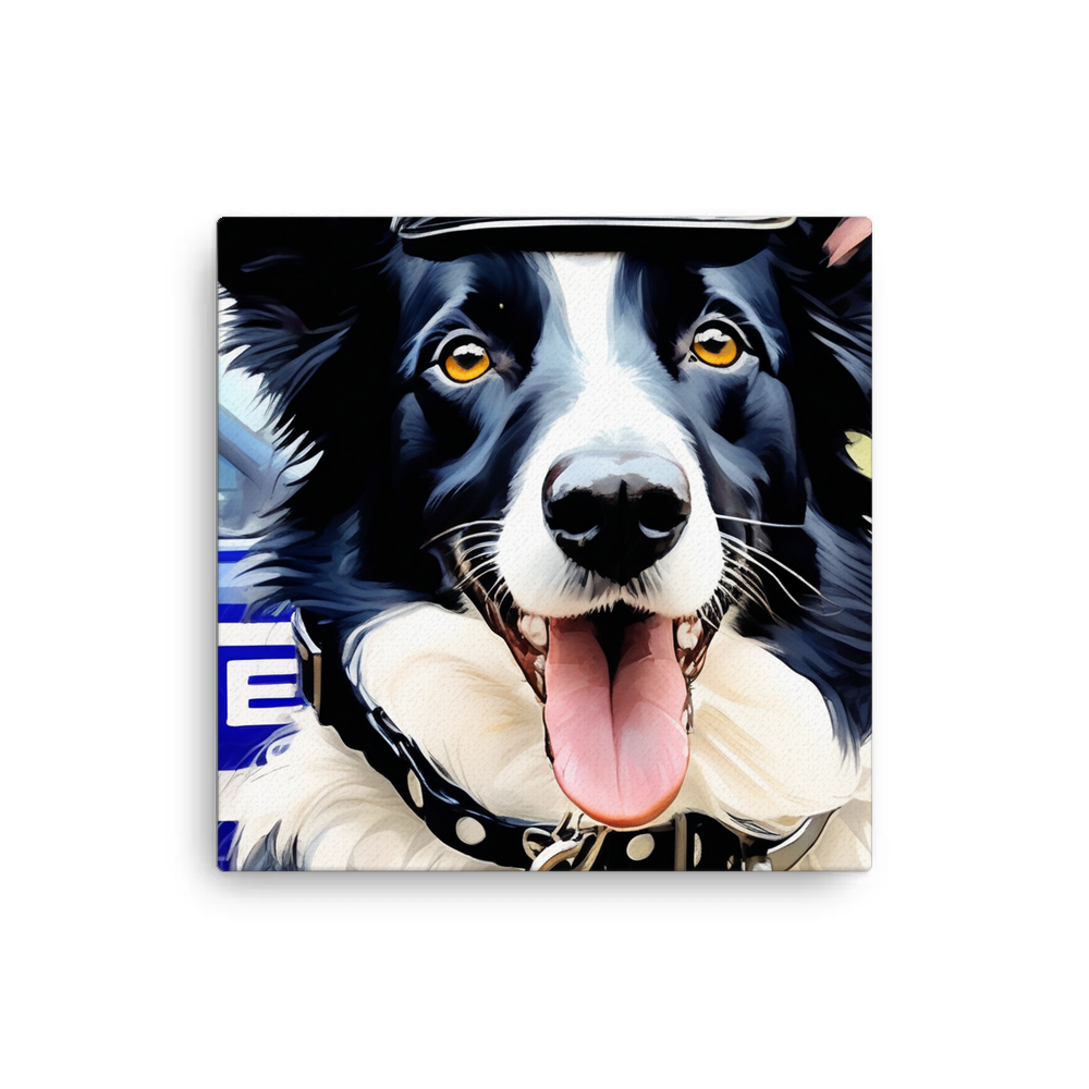 PugMug Custom Border Collie Canvas
