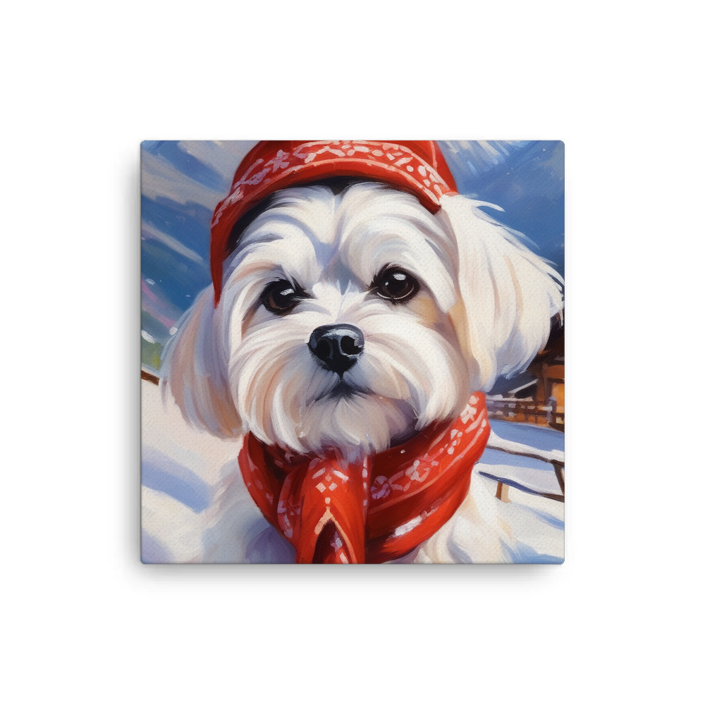 PugMug Custom Maltese Dog Canvas
