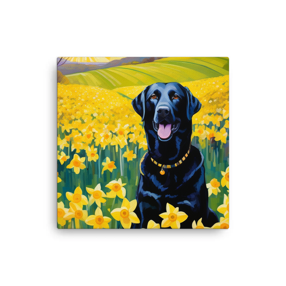PugMug Custom Black Labrador Retriever Canvas