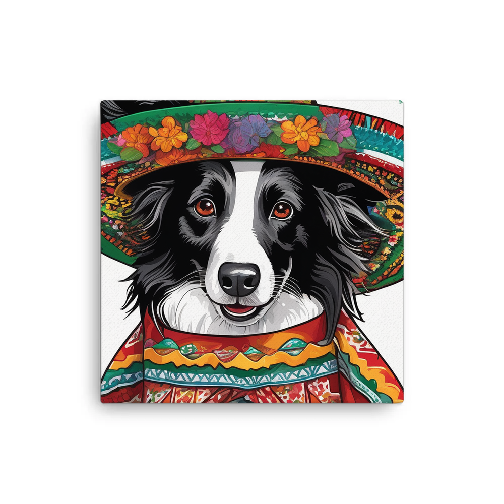 PugMug Custom Border Collie Canvas