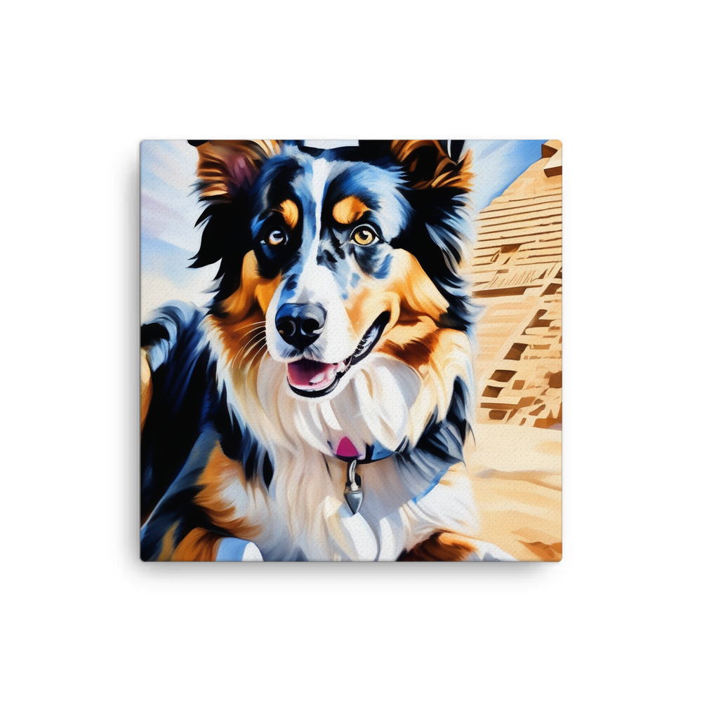 PugMug Custom Australian Shepherd Dog Canvas