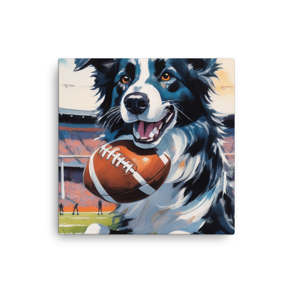 PugMug Custom Border Collie Canvas