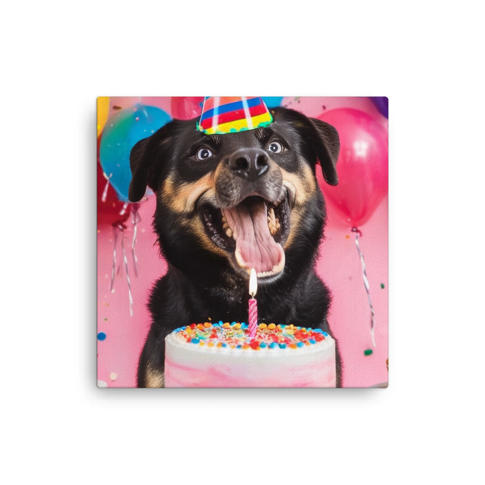 PugMug Custom Blue Canvas