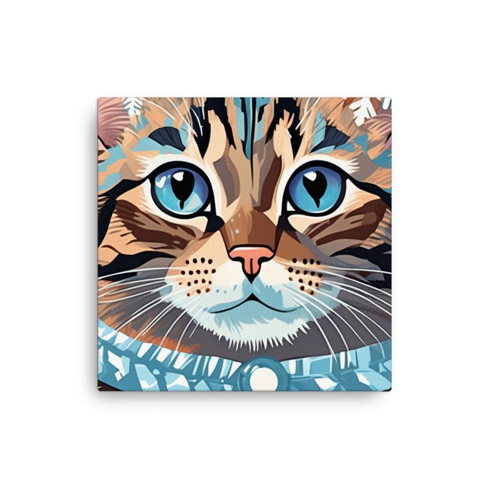 PugMug Custom Tabby Exotic Cat Canvas
