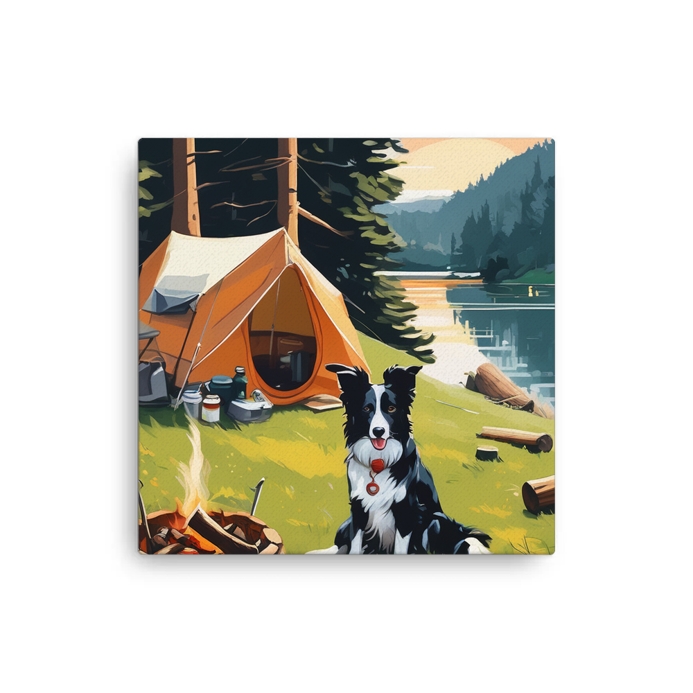 PugMug Custom Border Collie Canvas