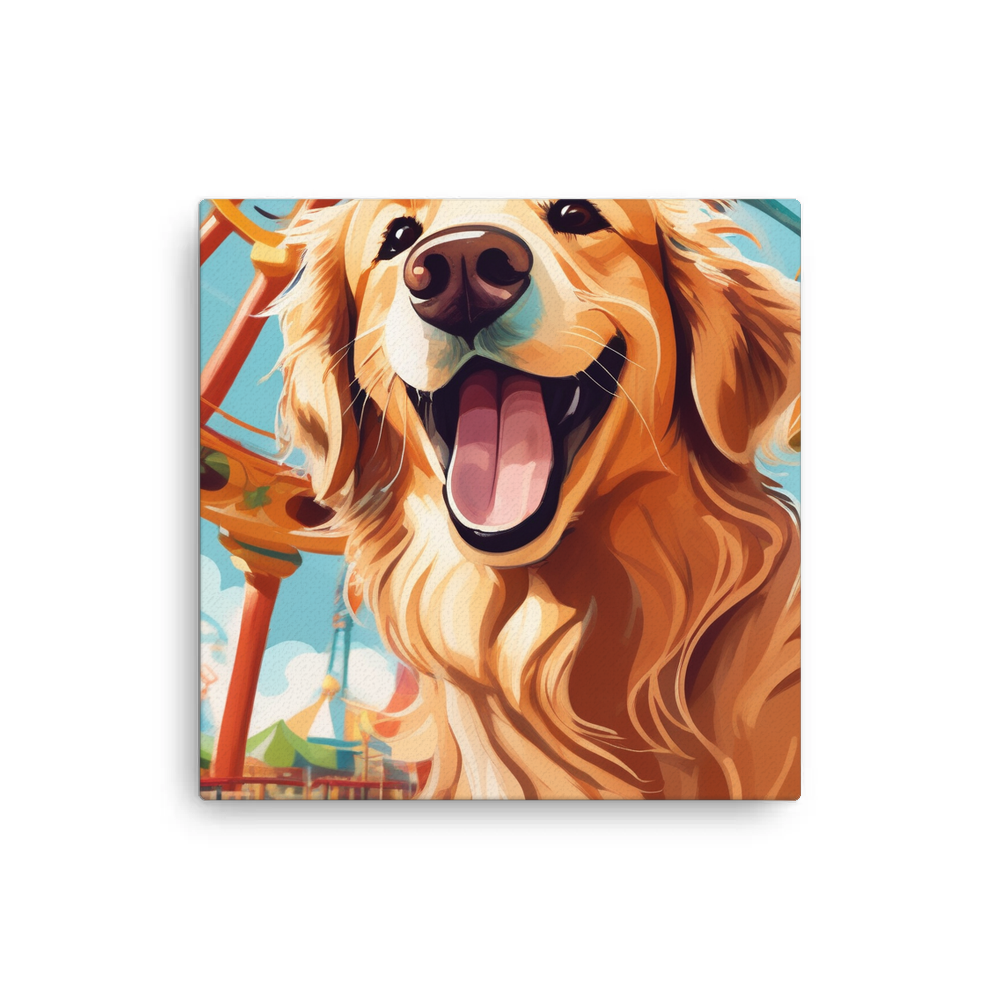 PugMug Custom Golden Retriever Canvas