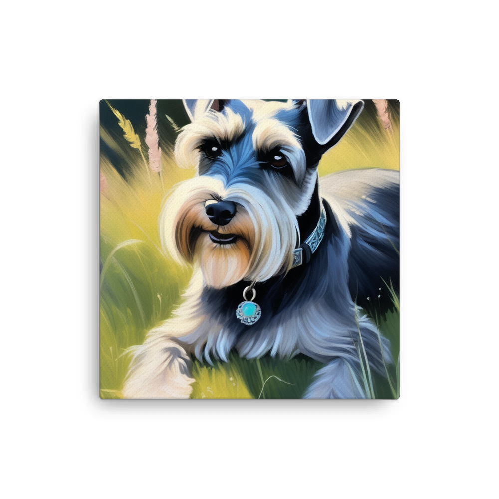 PugMug Custom Miniature Schnauzer Canvas