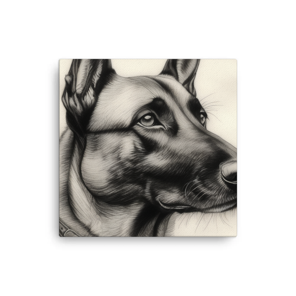 PugMug Custom Belgian Malinois Canvas