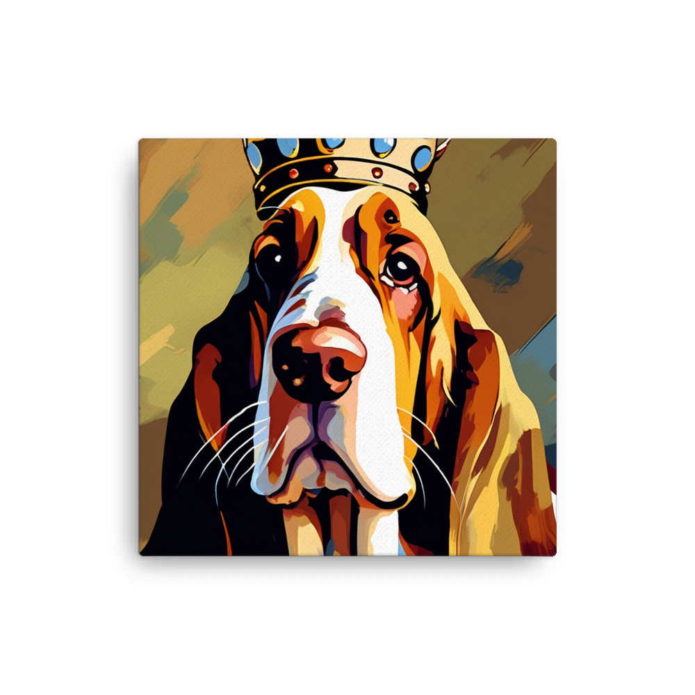PugMug Custom Basset Hound Canvas