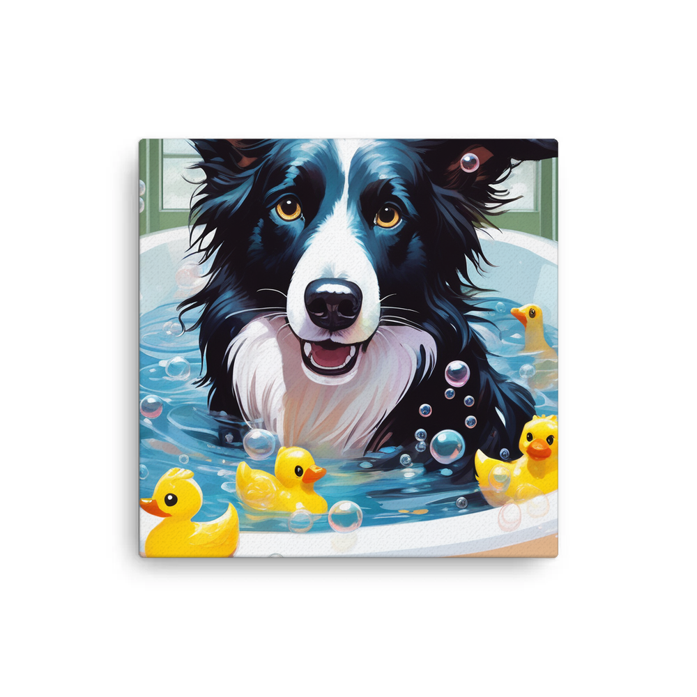 PugMug Custom Border Collie Canvas