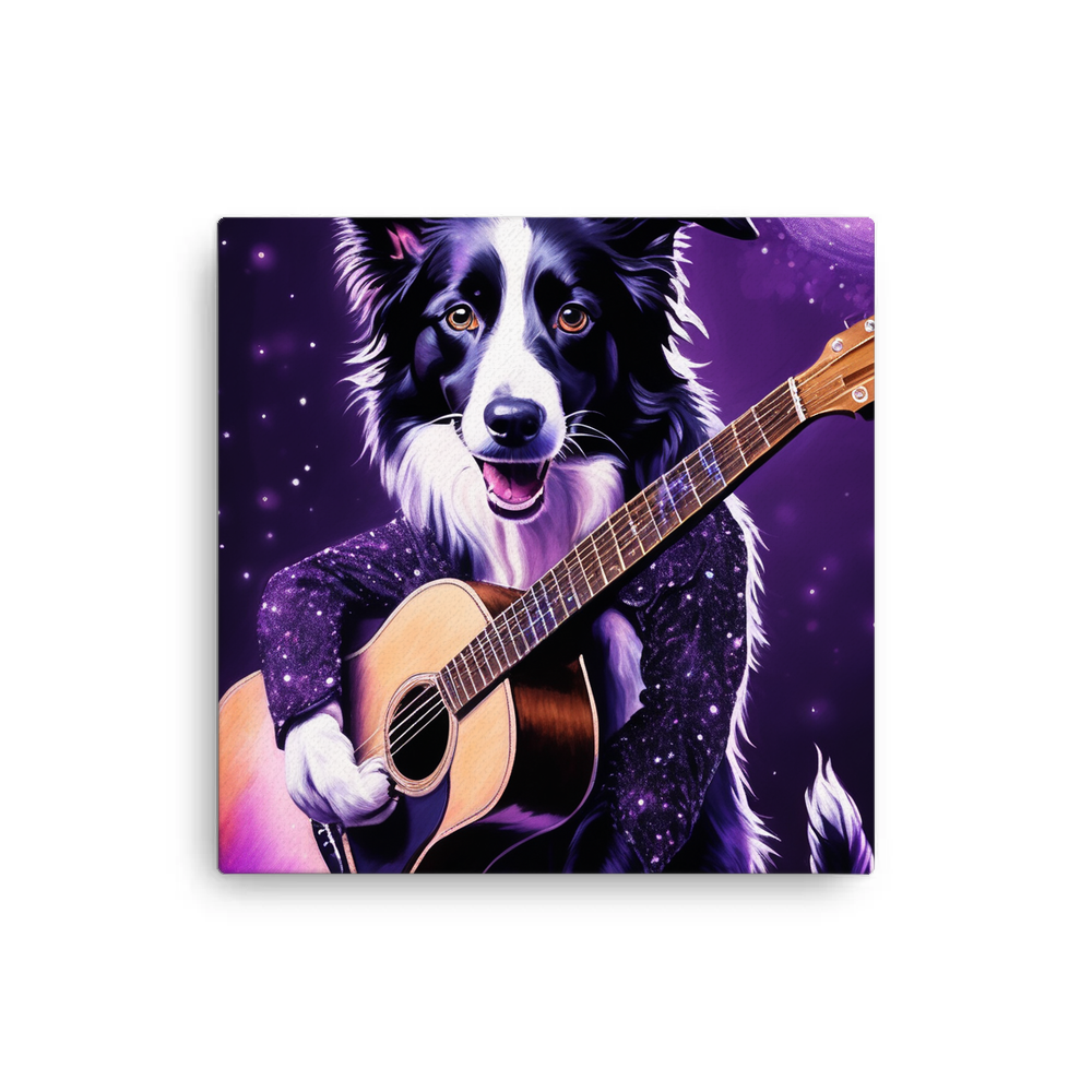 PugMug Custom Border Collie Canvas