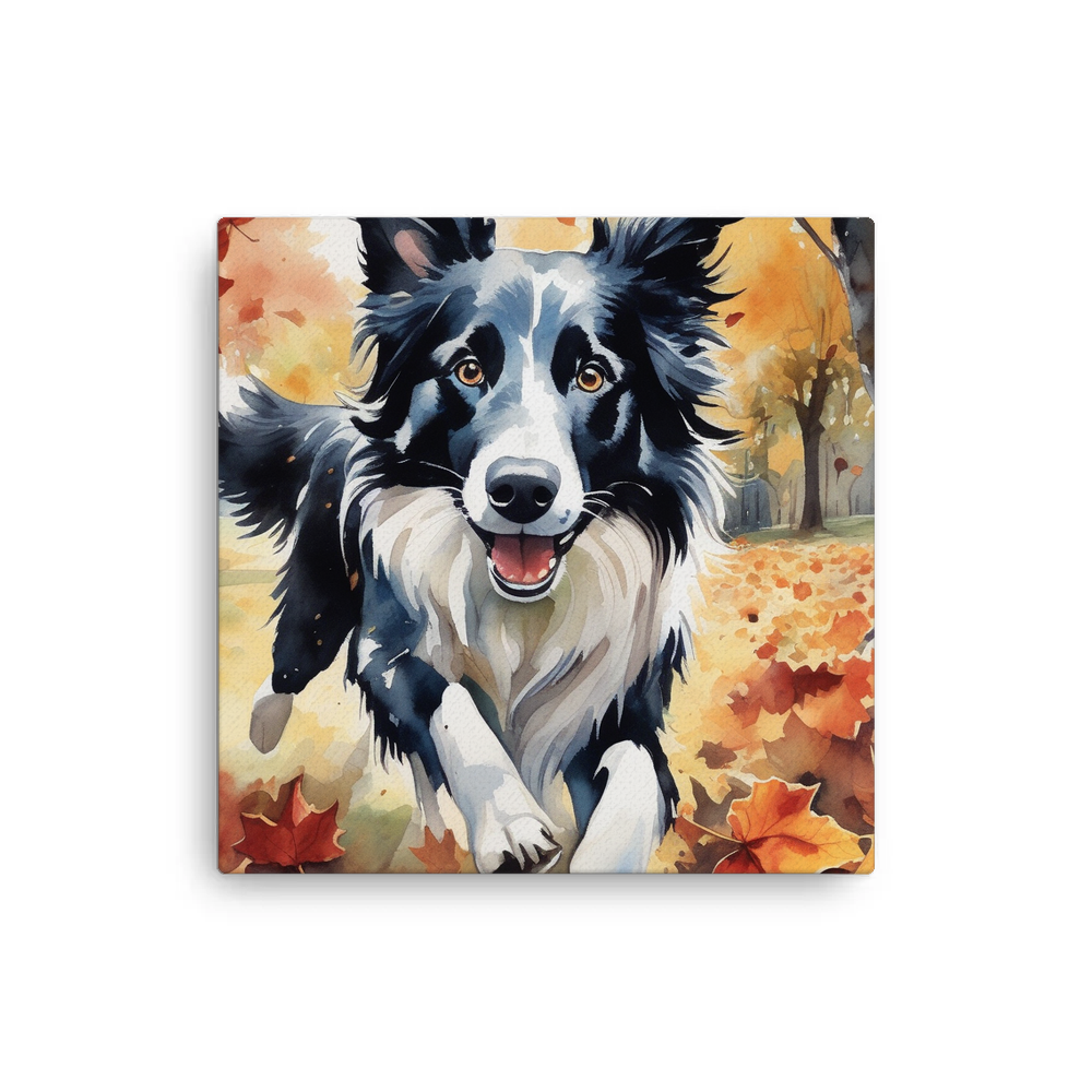 PugMug Custom Border Collie Canvas