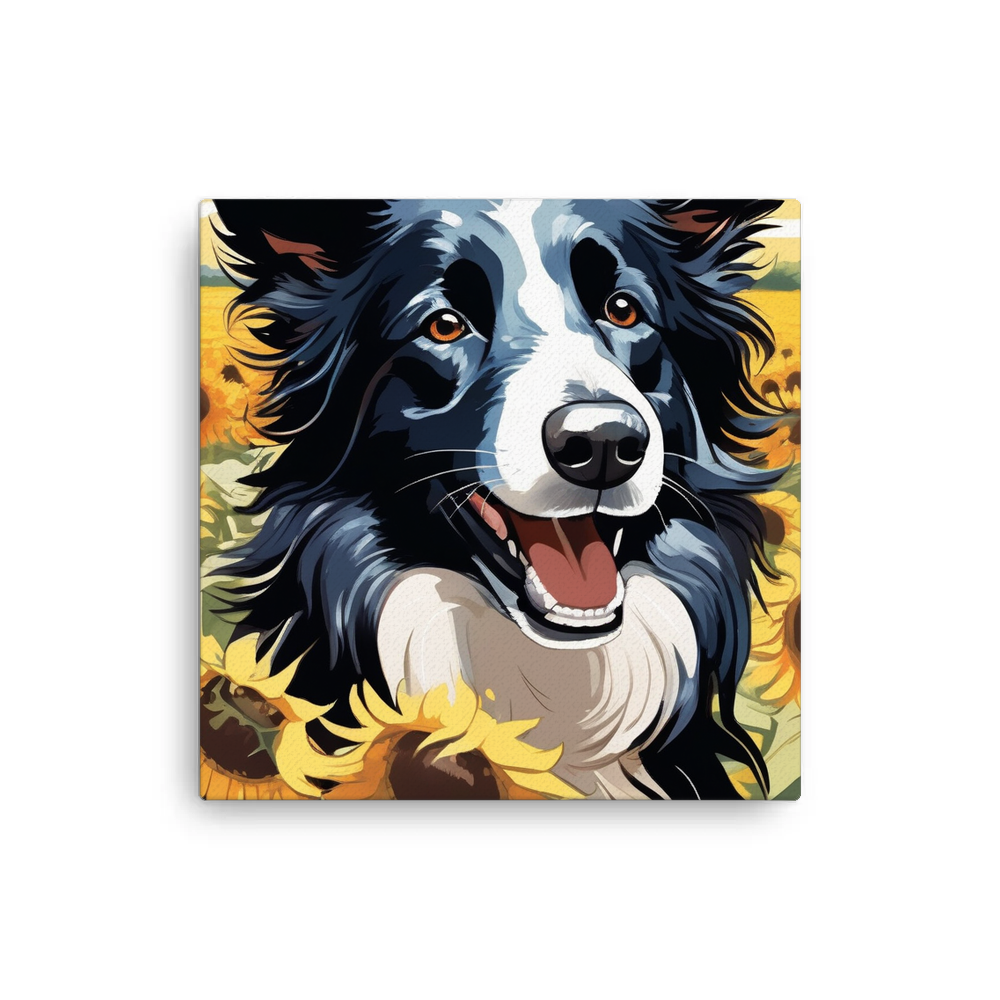 PugMug Custom Border Collie Canvas