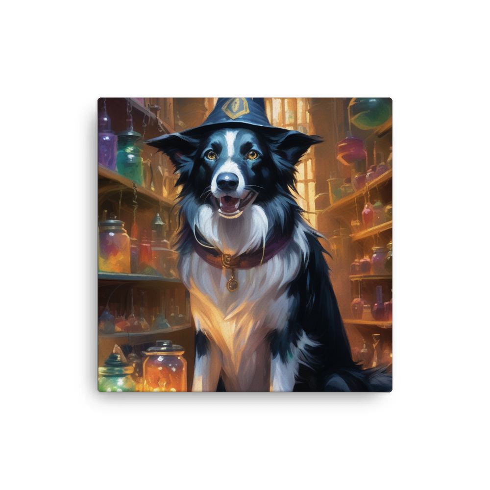 PugMug Custom Border Collie Canvas