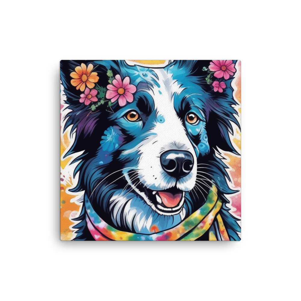 PugMug Custom Border Collie Canvas