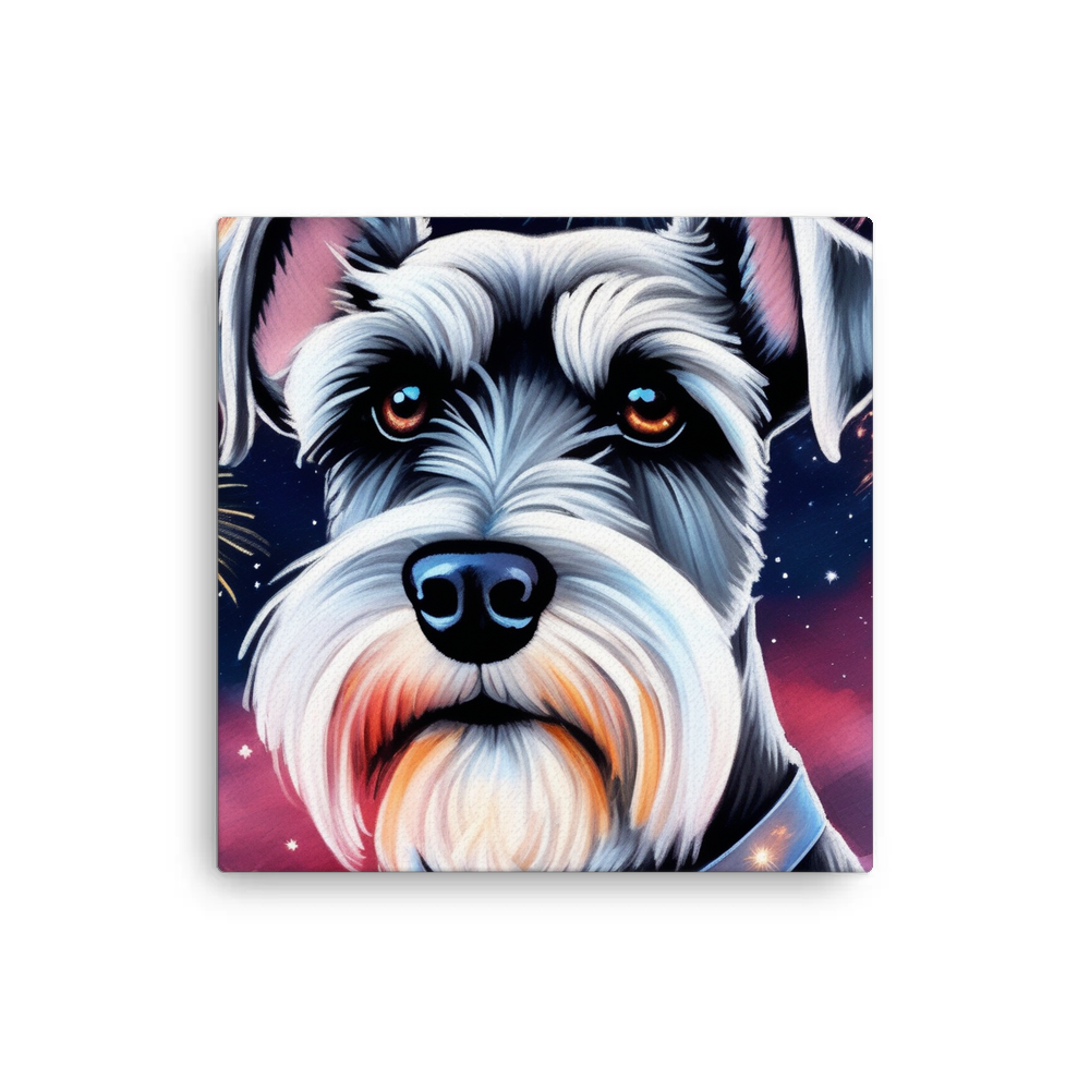 PugMug Custom Miniature Schnauzer Canvas
