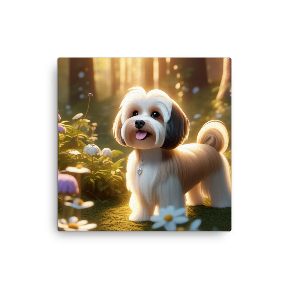 PugMug Custom Tan Havanese Dog Canvas