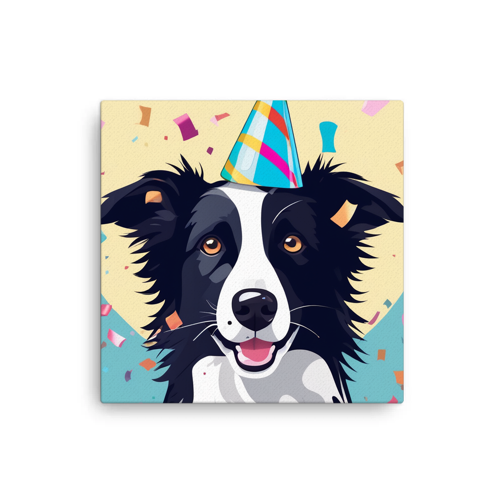 PugMug Custom Border Collie Canvas