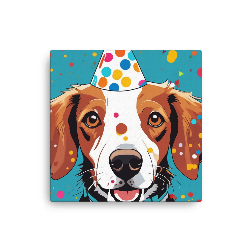 PugMug Custom Brittany Dog Canvas