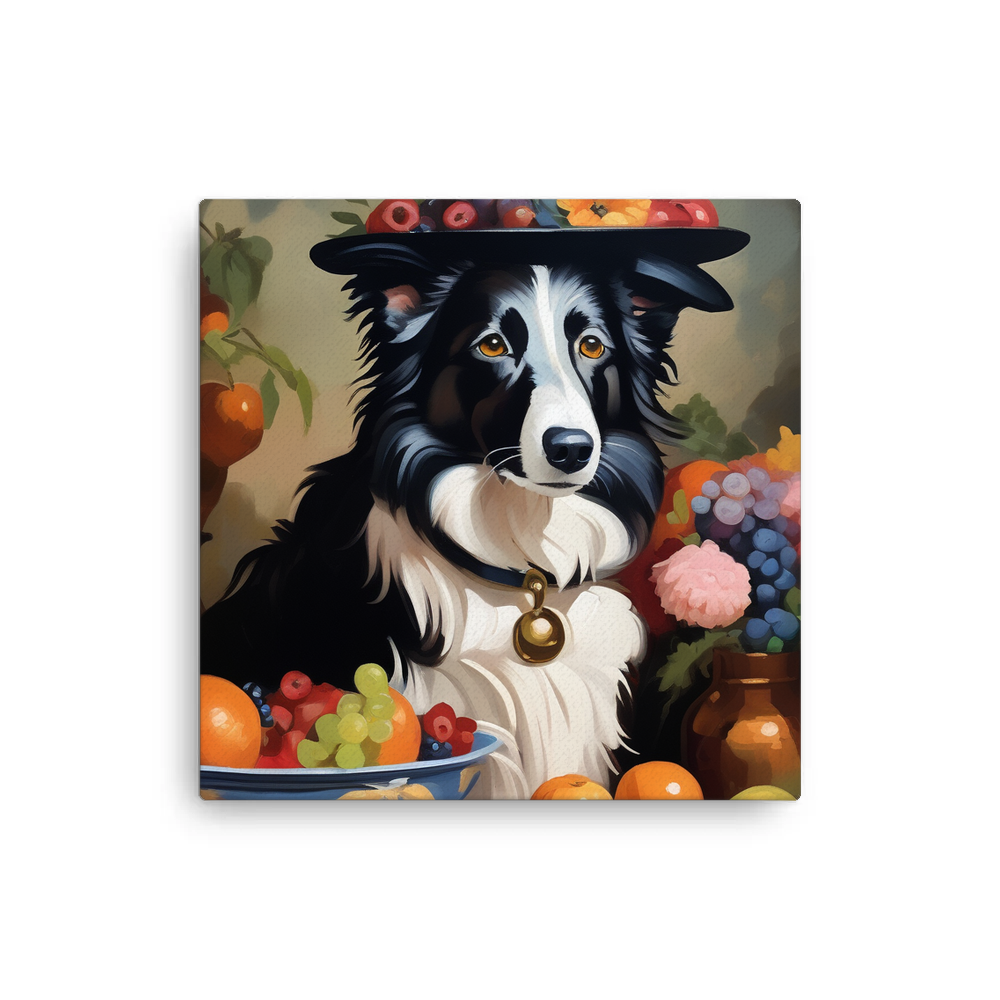 PugMug Custom Border Collie Canvas