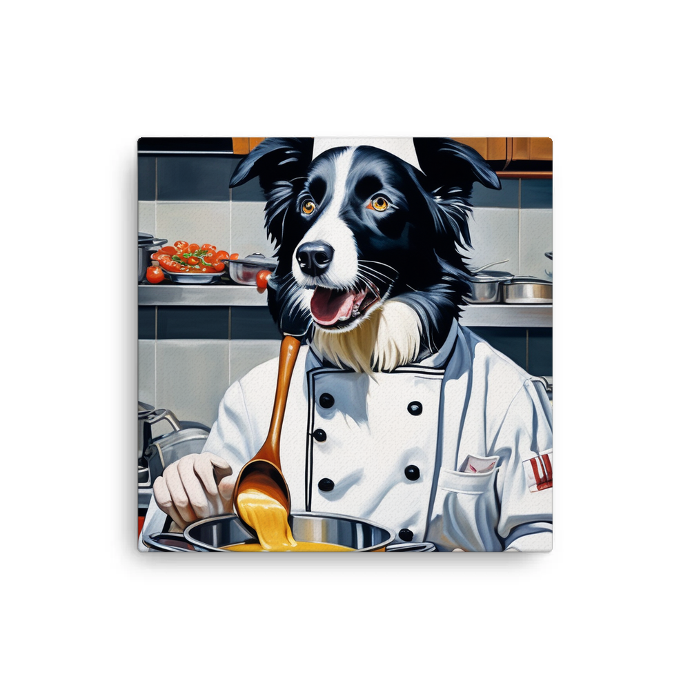 PugMug Custom Border Collie Canvas