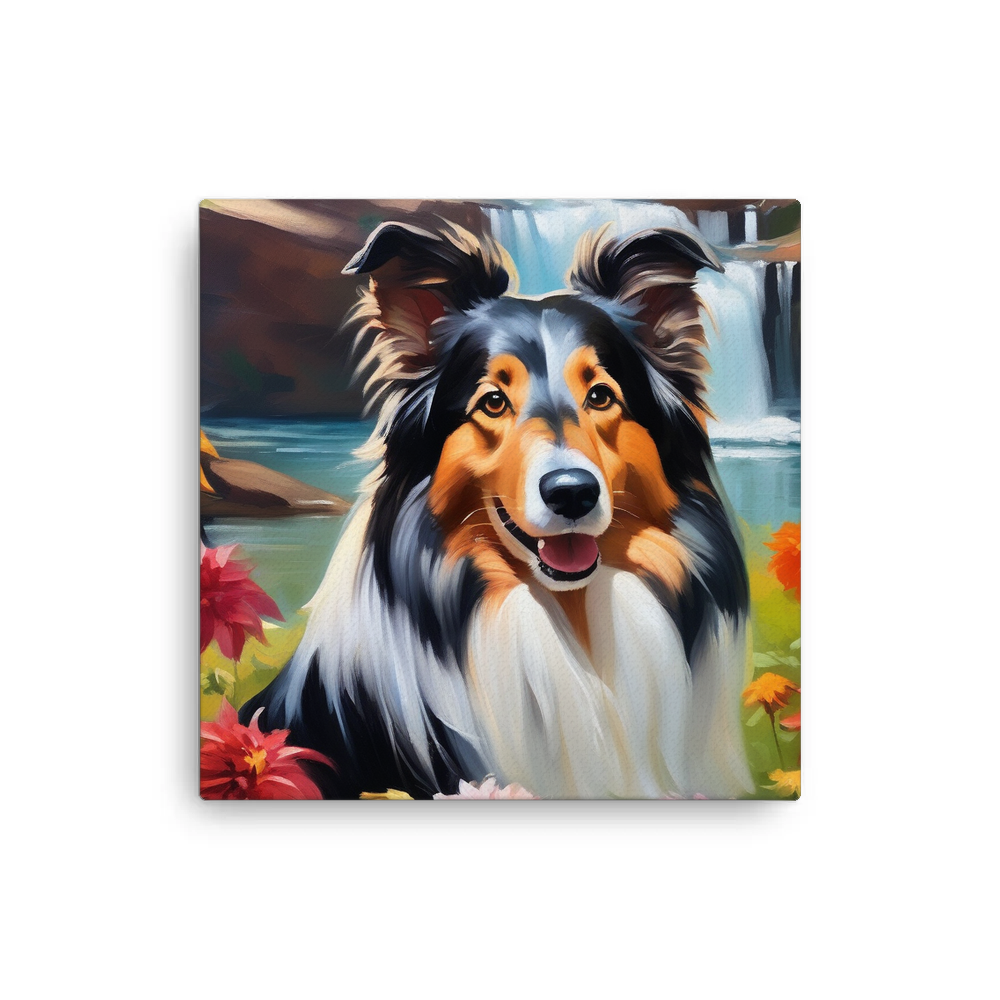 PugMug Custom Collie Canvas