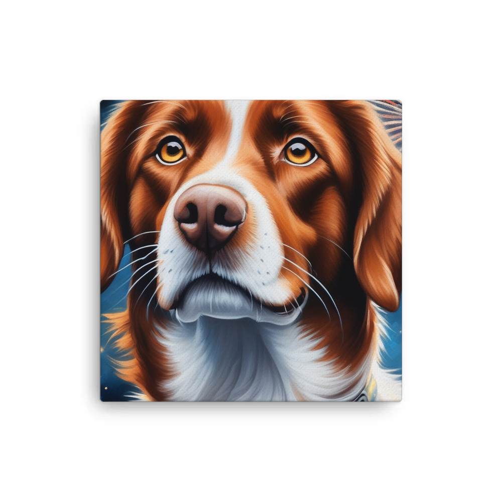 PugMug Custom Brittany Dog Canvas