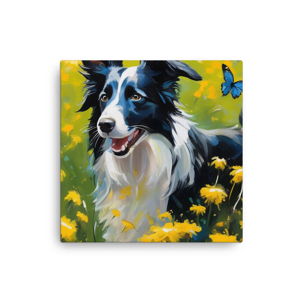 PugMug Custom Border Collie Canvas