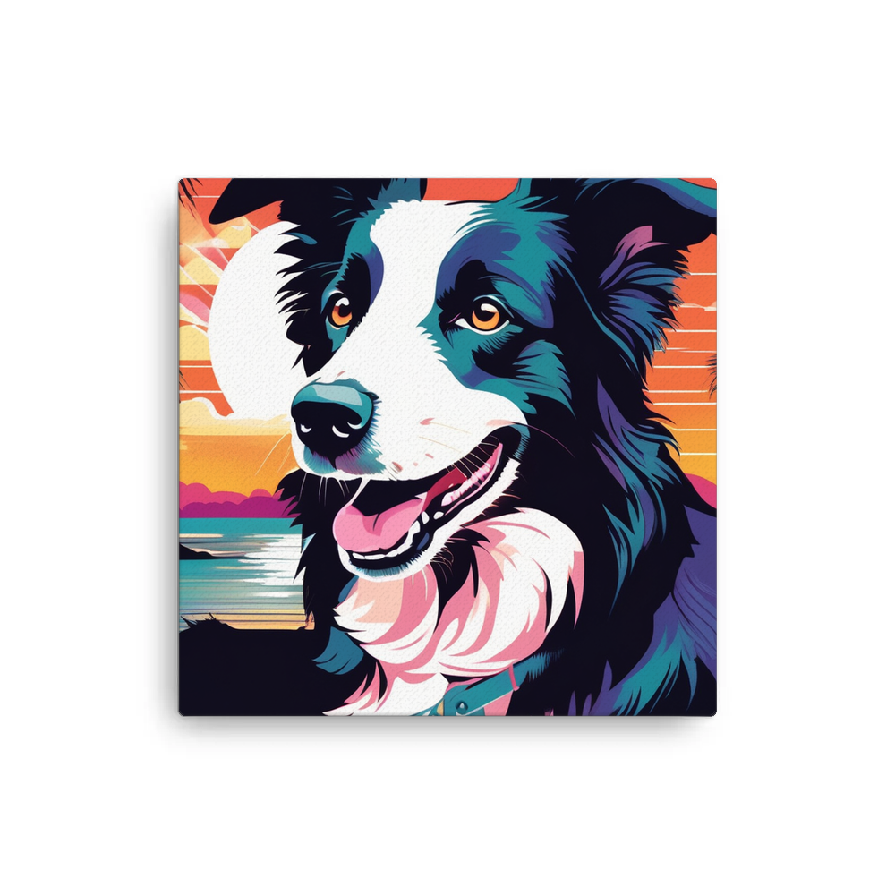 PugMug Custom Border Collie Canvas