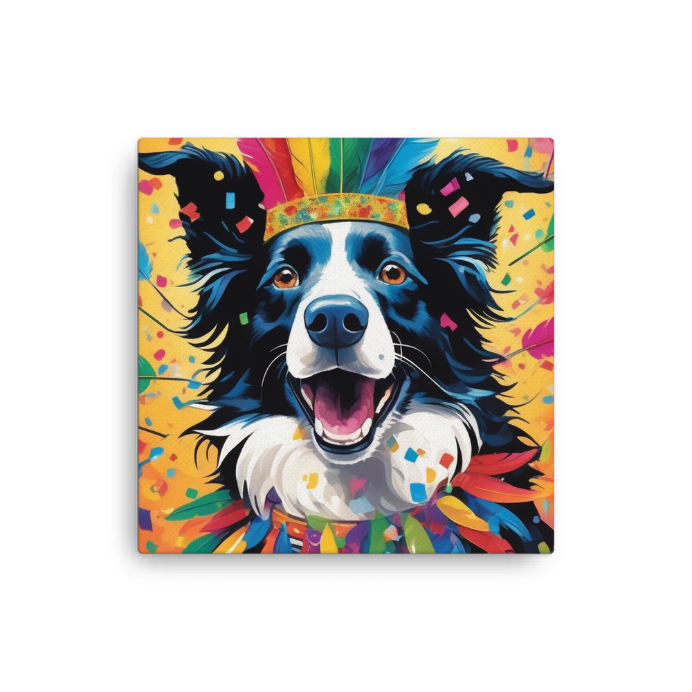 PugMug Custom Border Collie Canvas