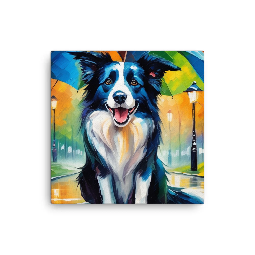 PugMug Custom Border Collie Canvas