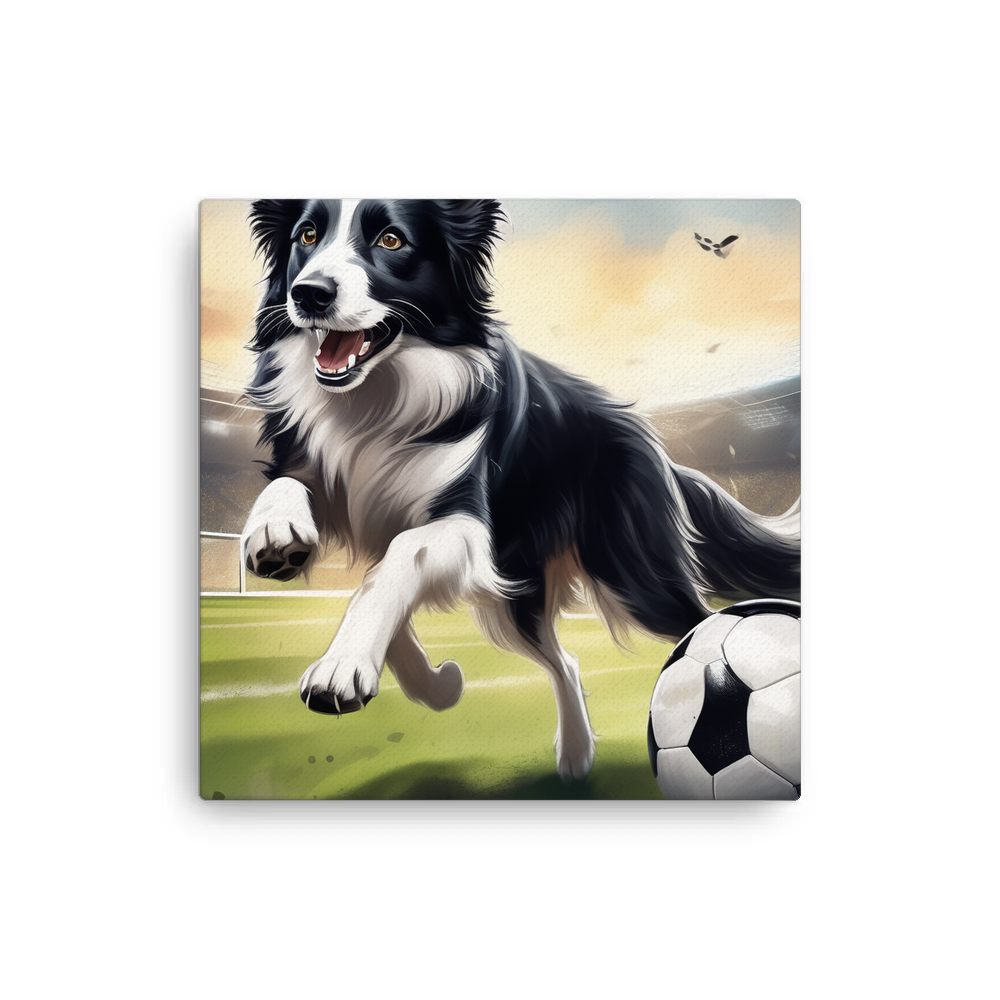 PugMug Custom Border Collie Canvas