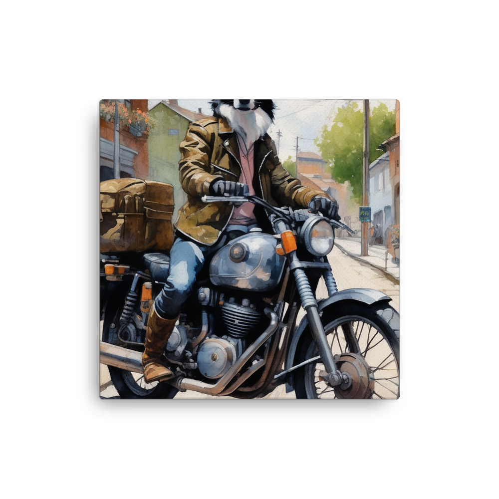 PugMug Custom Border Collie Canvas