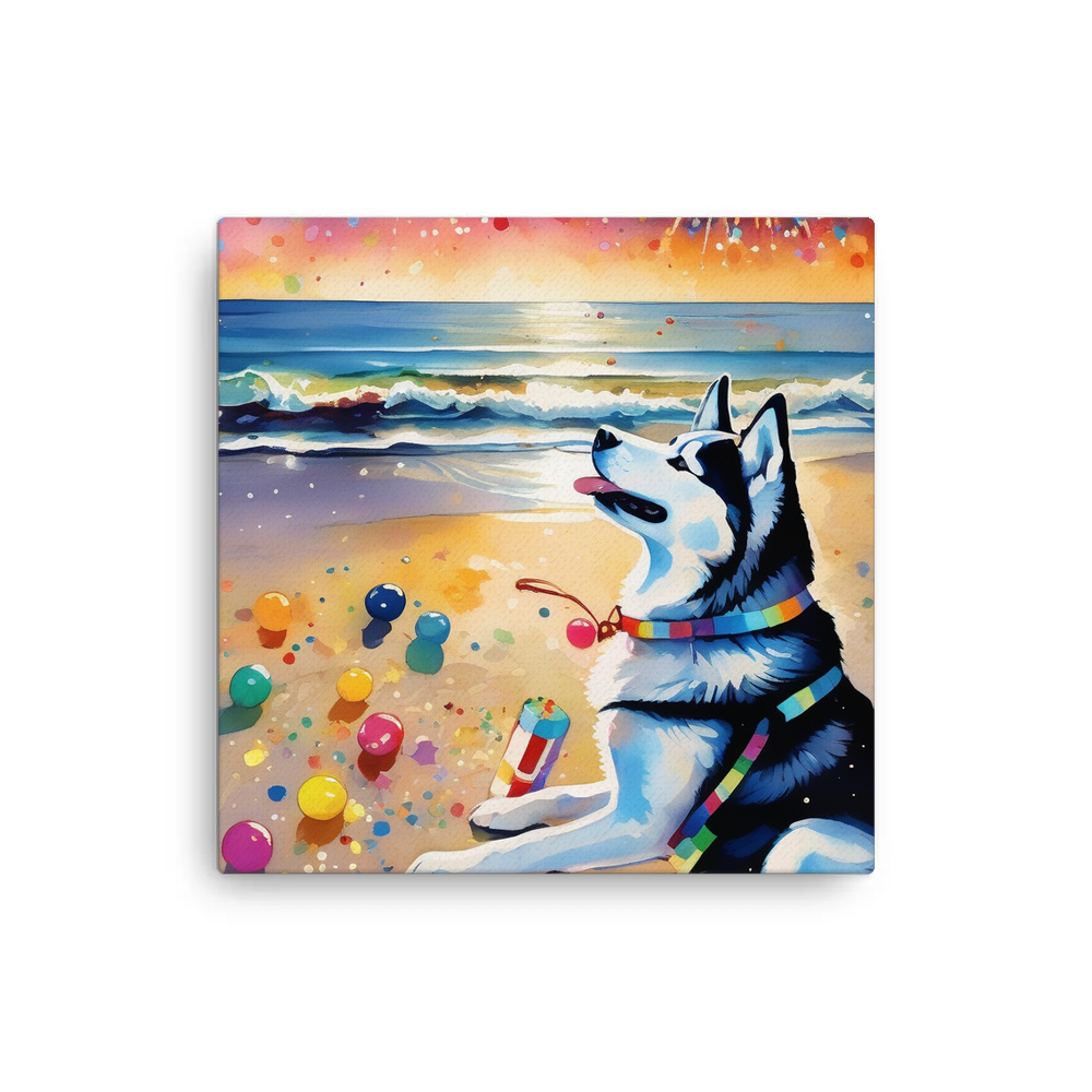 PugMug Custom Siberian Husky Canvas