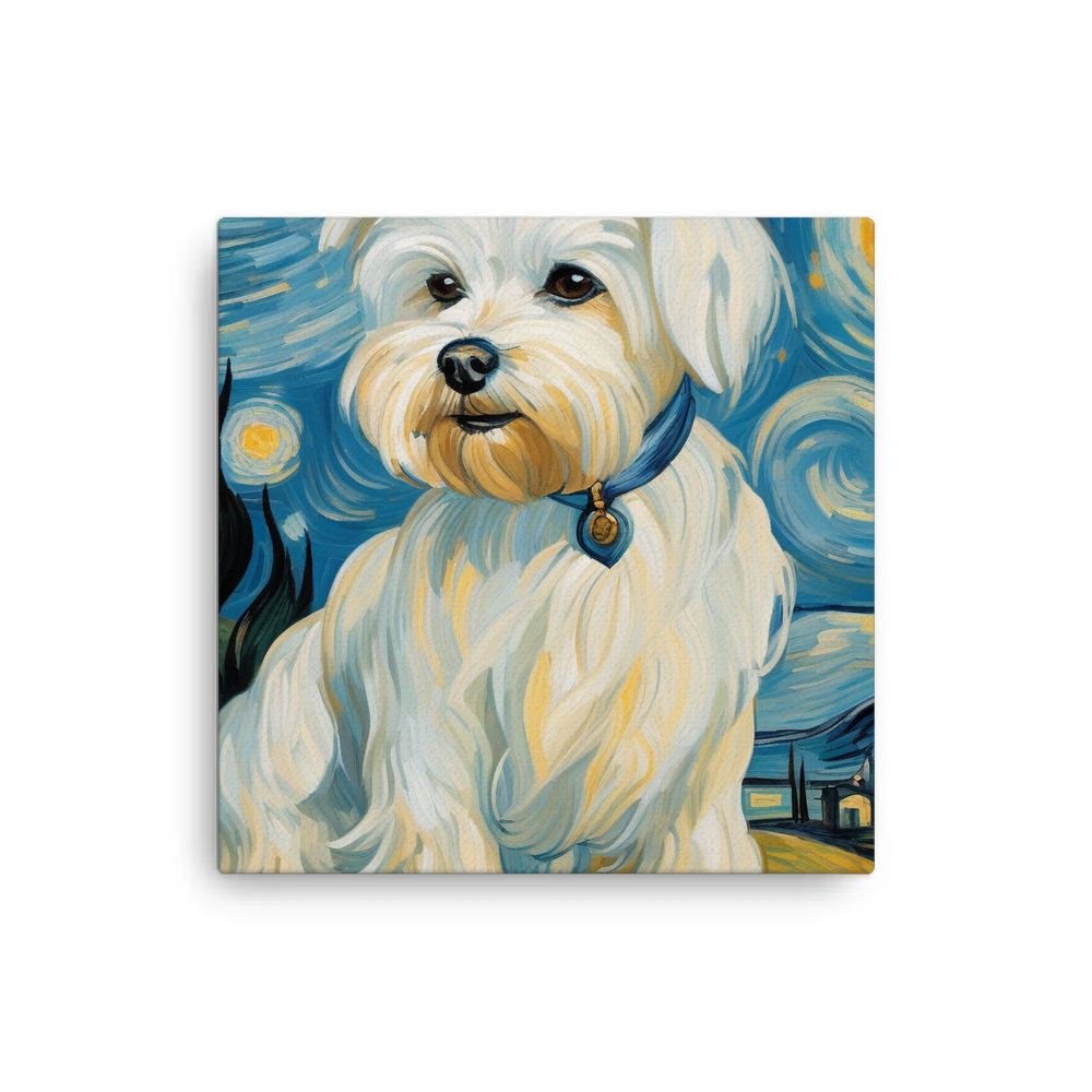 PugMug Custom Maltese Dog Canvas