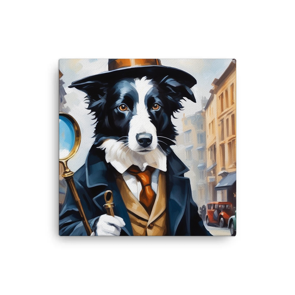 PugMug Custom Border Collie Canvas