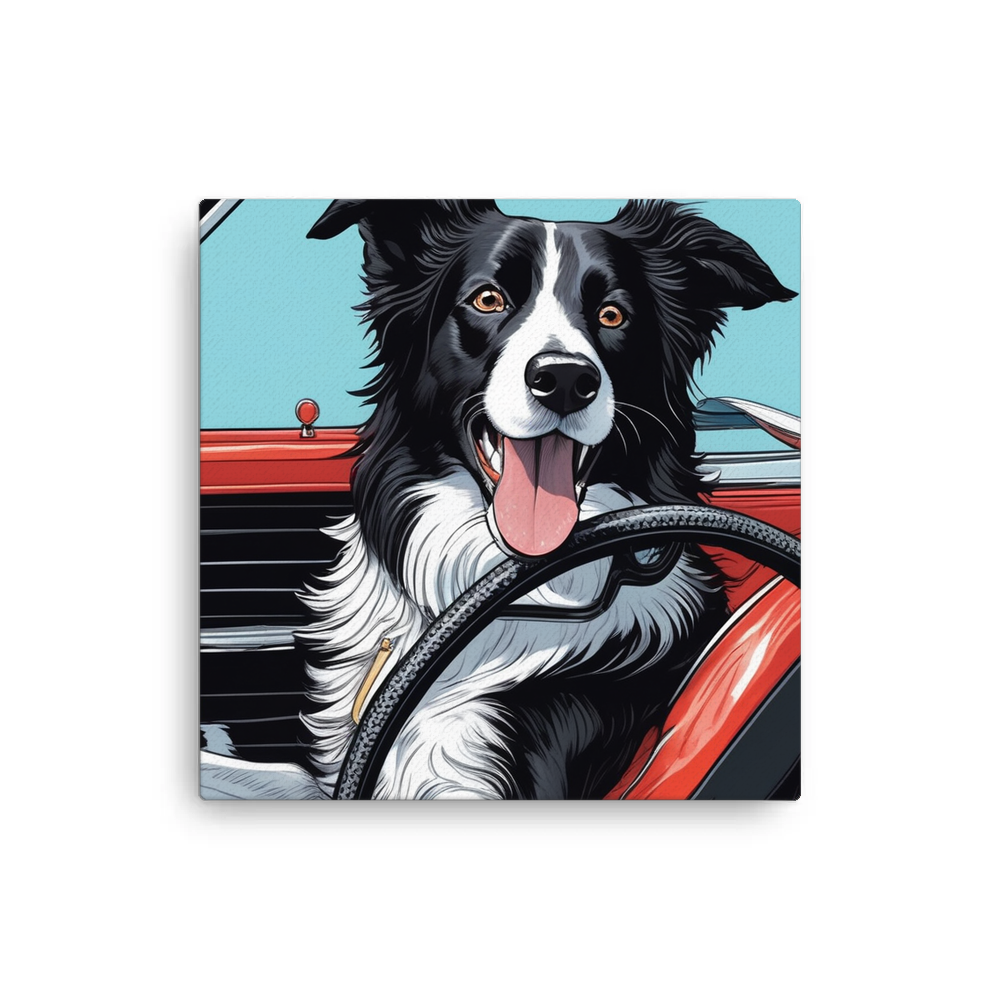 PugMug Custom Border Collie Canvas