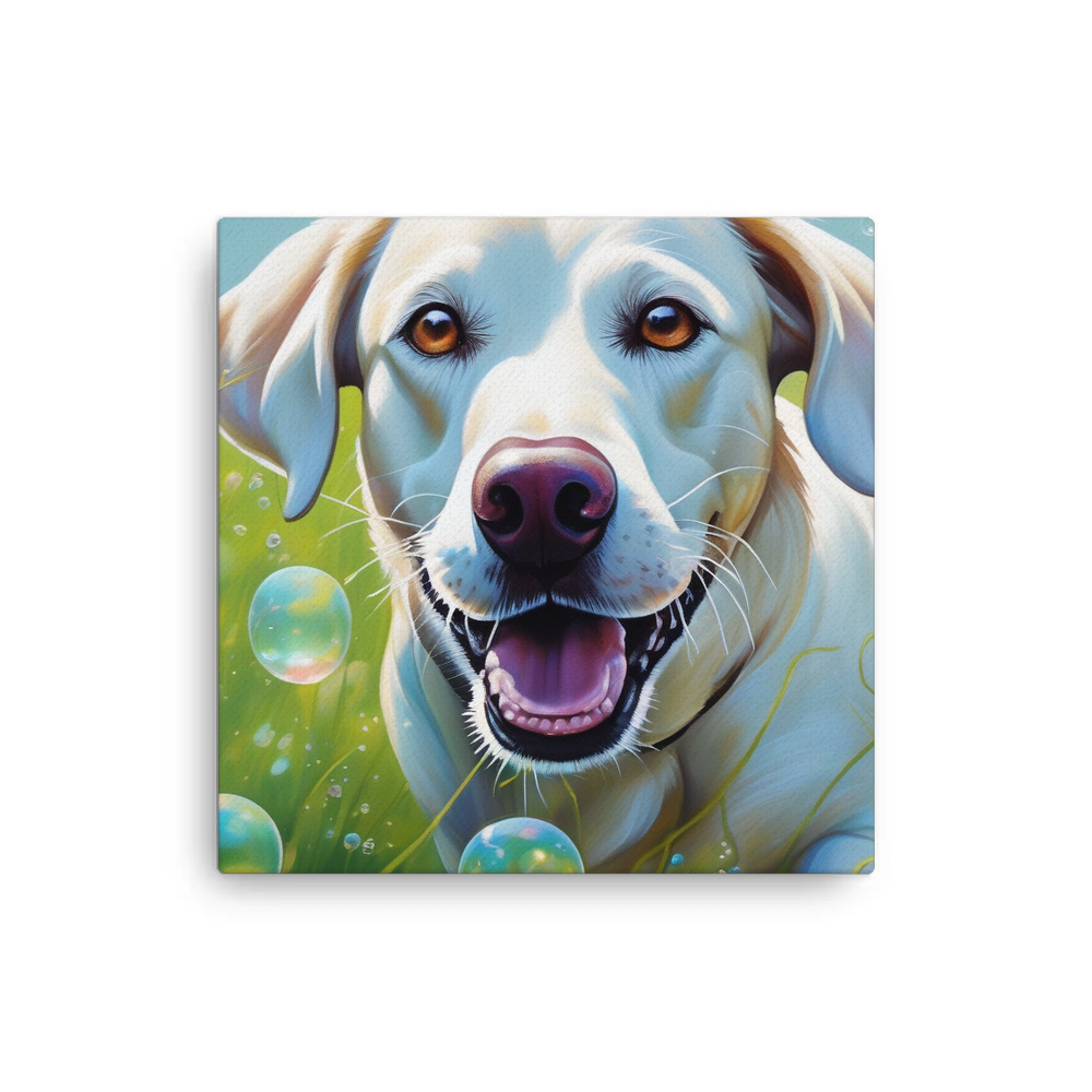 PugMug Custom White Labrador Retriever Canvas