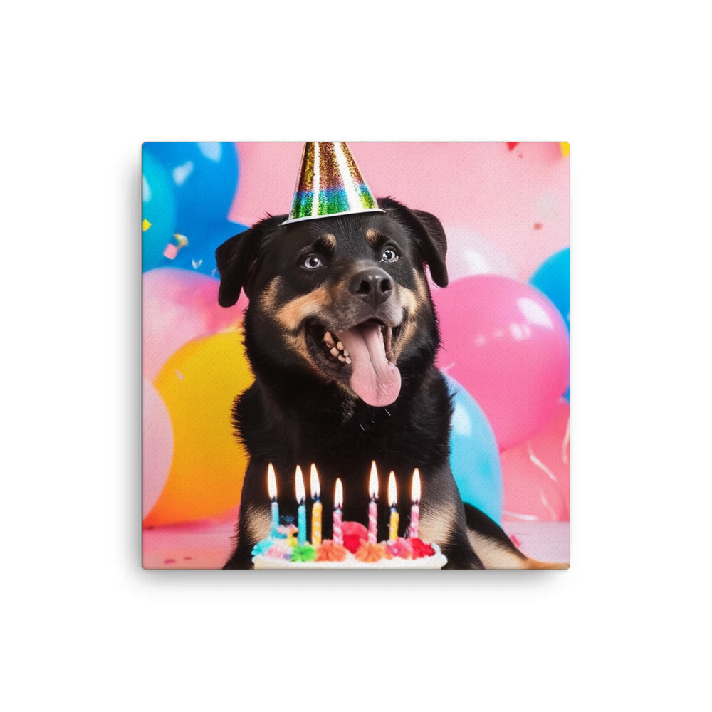 PugMug Custom Blue Canvas