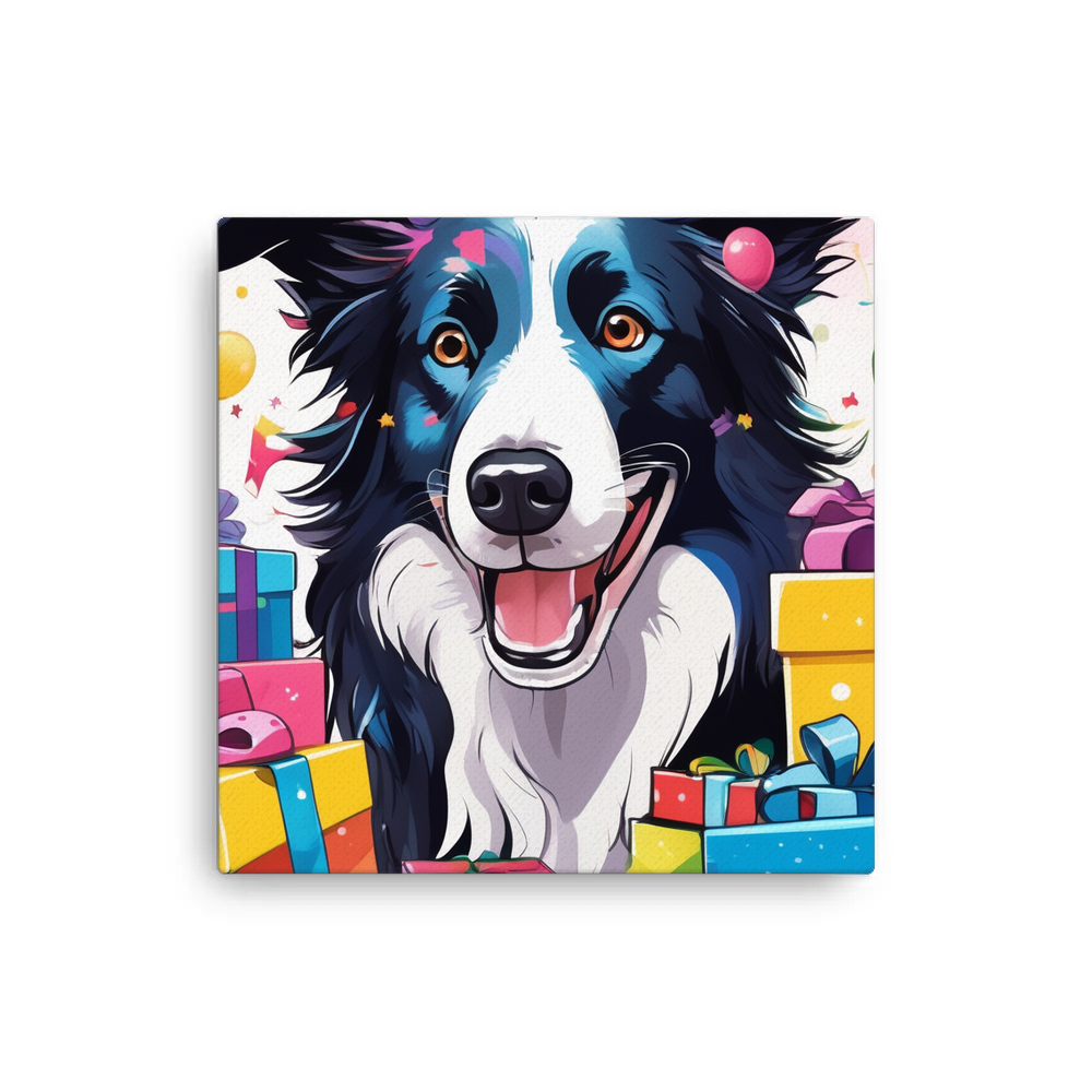 PugMug Custom Border Collie Canvas