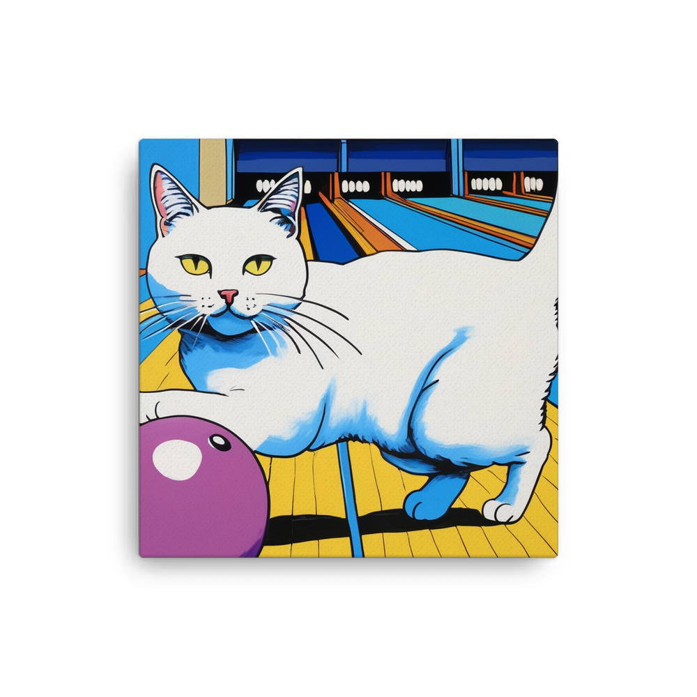 PugMug Custom White Companion Cat Canvas
