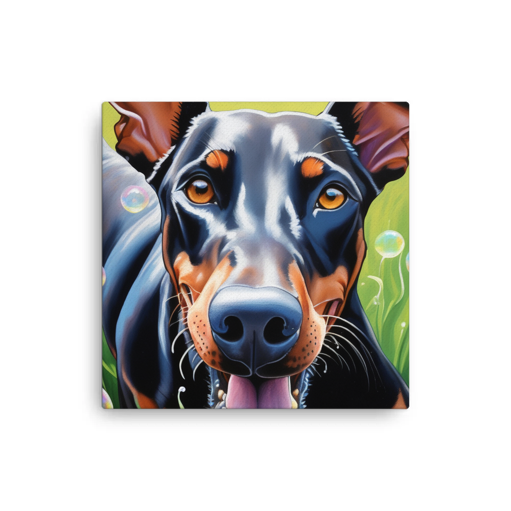 PugMug Custom Doberman Pinscher Canvas